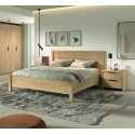 Lit adulte contemporain coloris acacia Gladys