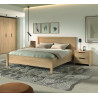 Lit adulte contemporain coloris acacia Gladys