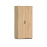Armoire contemporaine 100 cm coloris acacia Gladys