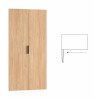 Armoire contemporaine 100 cm coloris acacia Gladys