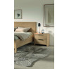 Chevet contemporaine 2 tiroirs coloris acacia Gladys