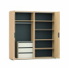 Caisson 3 tiroirs pour armoire 100 cm Gladys
