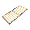 Sommier 14 lattes flexibles en bois de peuplier multiplis Asgar