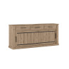 Buffet/bahut style campagne 218 cm chêne copper Curby