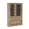 Vaisselier/argentier style campagne 150 cm chêne copper Curby