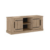 Meuble TV style campagne 145 cm chêne copper Curby
