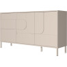 Buffet/bahut moderne 155 cm coloris cachemire Vera