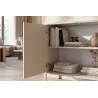 Buffet/bahut moderne 155 cm coloris cachemire Vera