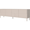 Meuble TV moderne 205 cm coloris cachemire Vera