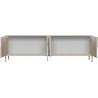 Meuble TV moderne 205 cm coloris cachemire Vera