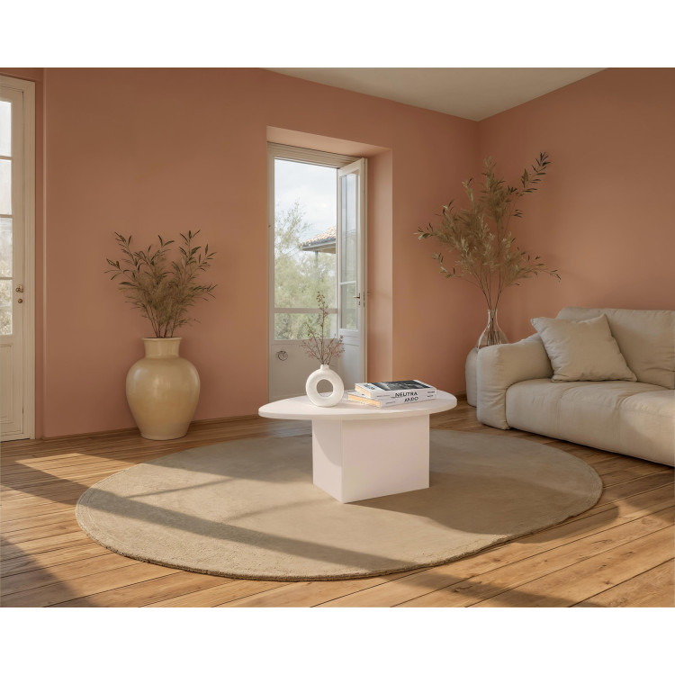 Table basse moderne coloris cachemire Vera