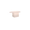 Table basse moderne coloris cachemire Vera