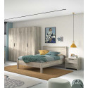 Chambre enfant compl&egrave;te contemporaine ch&ecirc;ne gris Gladys
