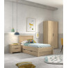 Chambre enfant complète contemporaine coloris acacia Gladys