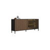 Buffet/bahut moderne 205 cm lave/mercure Cristina