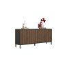 Buffet/bahut moderne 4 portes lave/mercure Cristina