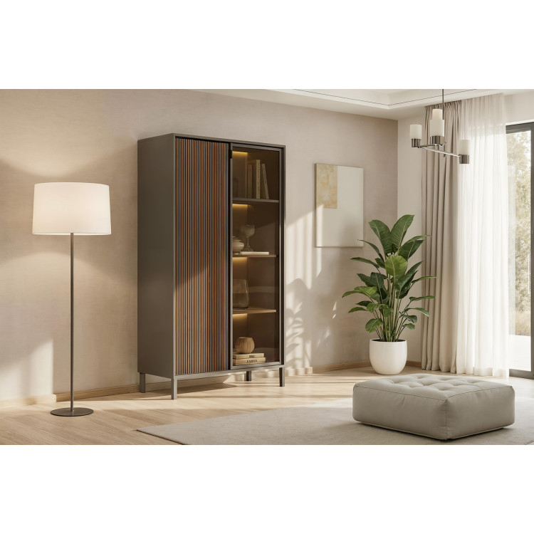 Buffet haut moderne lave/mercure Cristina