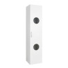 Armoire à linge blanche 2 paniers profondeur 40 cm Jesy