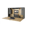 Bureau mural contemporain verrouillable Anna