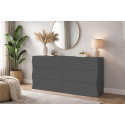 Commode moderne 154 cm anthracite mat Onida