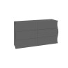Commode moderne 154 cm anthracite mat Onida