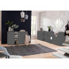 Commode moderne 154 cm anthracite mat Onida