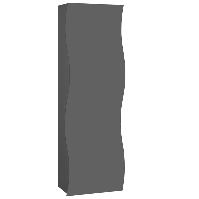 Armoire d'entrée moderne anthracite mat Onida Anthracite mat — Anthracite mat — vue 3