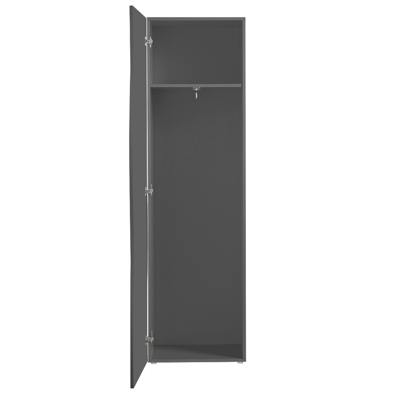 Armoire d'entrée moderne anthracite mat Onida Anthracite mat — Anthracite mat — vue 4