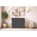 Commode moderne 98 cm anthracite mat Onida