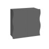 Meuble de rangement moderne anthracite mat Onida