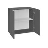 Meuble de rangement moderne anthracite mat Onida