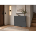 Meuble &agrave; chaussures modernes H 81 cm anthracite mat Onida