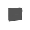 Meuble à chaussures modernes H 81 cm anthracite mat Onida