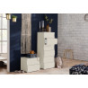 Chiffonnier moderne H 122 cm coloris cachemire Onida
