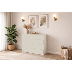 Buffet/bahut moderne 90 cm coloris cachemire Onida