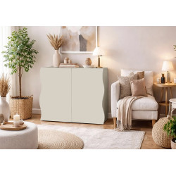 Meuble de rangement moderne coloris cachemire Onida