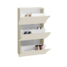 Meuble à chaussures moderne H 121 cm coloris cachemire Onida