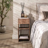 Chevet style nature en acacia massif brun Vibe