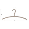 Lot de 6 cintres en métal Tubby
