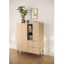 Buffet haut moderne ch&ecirc;ne linberg/olive Buddy
