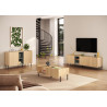 Table basse moderne chêne linberg Buddy