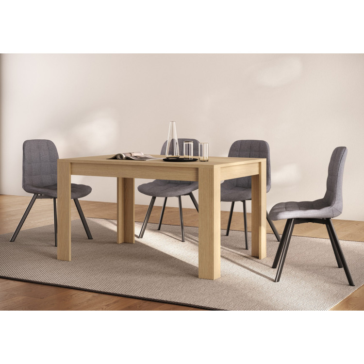 Table de salle à manger extensible moderne chêne linberg Buddy