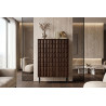 Buffet haut moderne noyer/expresso Rubie