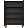 Buffet haut moderne noyer/expresso Rubie