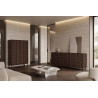 Buffet haut moderne noyer/expresso Rubie