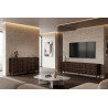 Buffet/bahut moderne 155 cm noyer/expresso Rubie