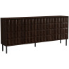 Buffet/bahut moderne 205 cm noyer/expresso Rubie