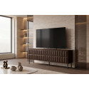 Meuble TV moderne 205 cm noyer/expresso Rubie