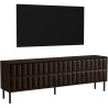 Meuble TV moderne 205 cm noyer/expresso Rubie