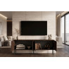 Meuble TV moderne 205 cm noyer/expresso Rubie